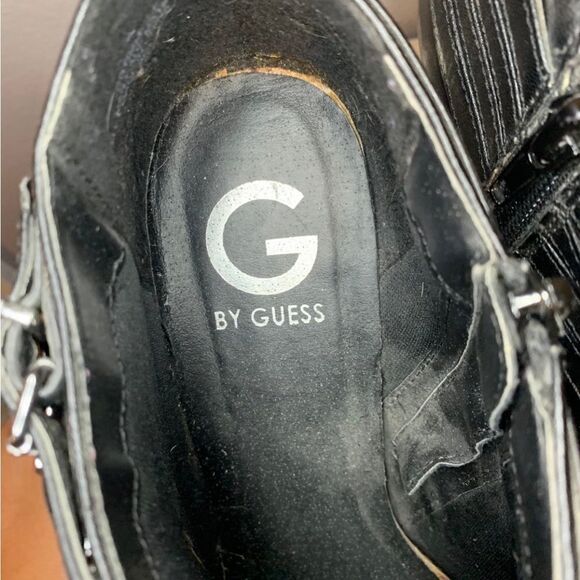 G BY Guess Size 9 Black Heel Booties - Picture 4 of 5